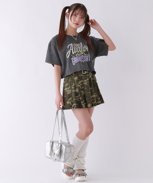 repipi armario(レピピ アルマリオ)の「ベルト付きアソートプリーツスカート(スカート・キッズ・レオパード/カモフラージュ・SMALL/MEDIUM/LARGE)」の12枚目の写真