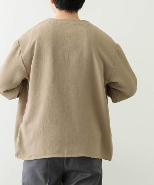 ドライタッチカーディガン+刺繍ポンチTシャツセット（カーディガン