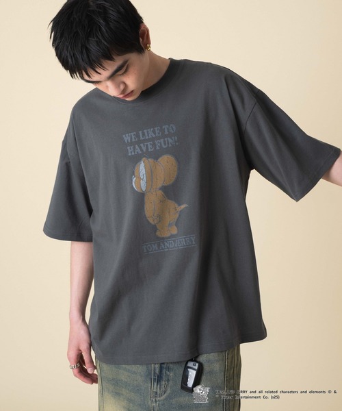 Tom＆Jerry（トムアンドジェリー）の「∴WEGO/TOMandJERRYグラフィックT（Tシャツ/カットソー・メンズ・その他1/その他2/その他3/その他4/その他6/その他7/その他8/その他5/その他9/その他12/その他10/その他11・SMALL/MEDIUM/LARGE）」の6枚目の写真