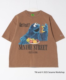 【FRUIT OF THE LOOM】 SESAME STREET×FTL フォトTシャツ C/セサミストリート コラボ