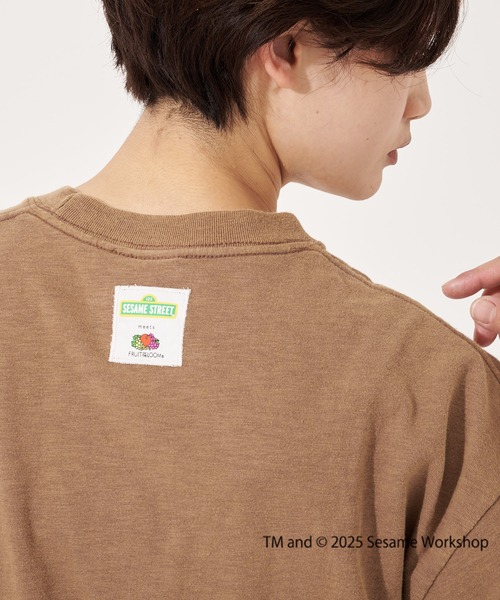 FRUIT OF THE LOOM(フルーツオブザルーム)の「【FRUIT OF THE LOOM】 SESAME STREET×FTL フォトTシャツ C/セサミストリート コラボ(Tシャツ/カットソー・メンズ・ライトブラウン/オフホワイト/チャコール・L/M/S)」の12枚目の写真