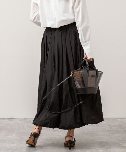 NOLLEY’S（ノーリーズ）の「バルーンスカート（スカート・レディース・ブラック/オフホワイト/ブラウン・38）」の22枚目の写真