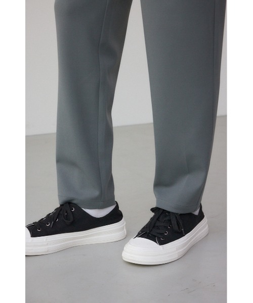 AZUL by moussy（アズールバイマウジー）の「ジョーゼットリラックスパンツ（スラックス・メンズ・ブラック/グレー・MEDIUM/LARGE）」の3枚目の写真