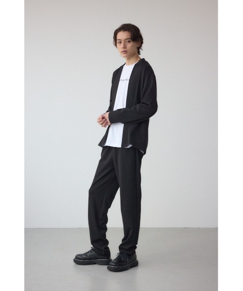 AZUL by moussy（アズールバイマウジー）の「ジョーゼットリラックスパンツ（スラックス・メンズ・ブラック/グレー・MEDIUM/LARGE）」の17枚目の写真