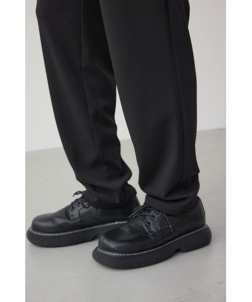 AZUL by moussy（アズールバイマウジー）の「ジョーゼットリラックスパンツ（スラックス・メンズ・ブラック/グレー・MEDIUM/LARGE）」の12枚目の写真