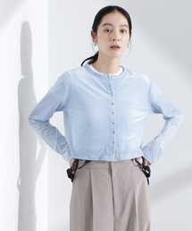 NANO universe（ナノユニバース）の「シアーベロアメニーボタンカーディガン（カーディガン/ボレロ）」