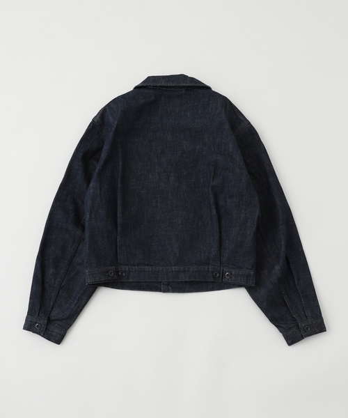 LEMAIRE(ルメール)の「LEMAIRE (ルメール) TRUCKER JACKET OW1142LD068(デニムジャケット・メンズ・ネイビー・48/46)」の2枚目の写真