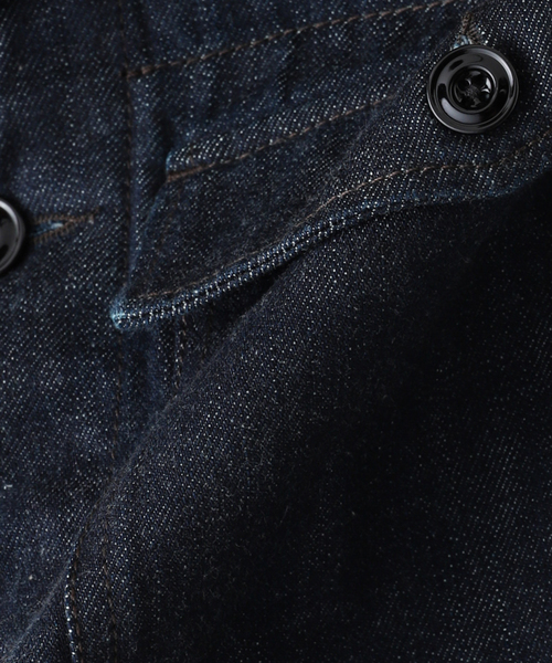 LEMAIRE(ルメール)の「LEMAIRE (ルメール) TRUCKER JACKET OW1142LD068(デニムジャケット・メンズ・ネイビー・48/46)」の3枚目の写真