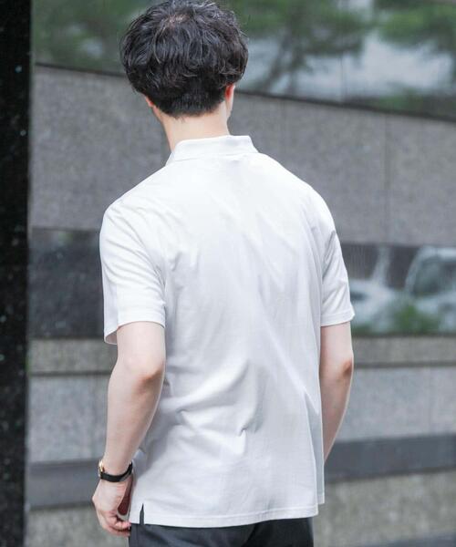 URBAN RESEARCH ROSSO MEN(アーバンリサーチロッソメン)の「『XLサイズあり』『UR TECH』汗ジミ防止ポロシャツ(ポロシャツ・メンズ・ブラック/ネイビー/ホワイト/グレー・MEDIUM/LARGE/X-LARGE/SMALL)」の8枚目の写真