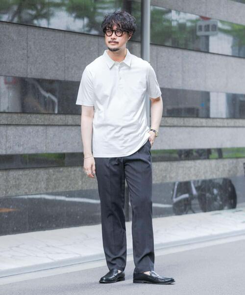 URBAN RESEARCH ROSSO MEN(アーバンリサーチロッソメン)の「『XLサイズあり』『UR TECH』汗ジミ防止ポロシャツ(ポロシャツ・メンズ・ブラック/ネイビー/ホワイト/グレー・MEDIUM/LARGE/X-LARGE/SMALL)」の9枚目の写真