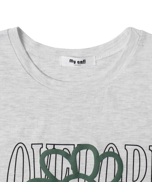 WOND(ウォンド)の「WOND/フラワーロゴT(Tシャツ/カットソー・レディース・杢グレー/ネイビー・FREE)」の14枚目の写真