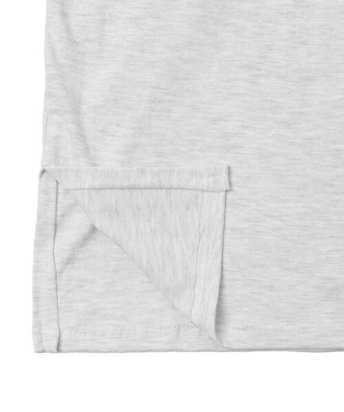 WOND(ウォンド)の「WOND/フラワーロゴT(Tシャツ/カットソー・レディース・杢グレー/ネイビー・FREE)」の17枚目の写真