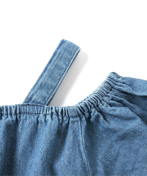 algy（アルジー）の「2WAYオフショルワンピ（ワンピース・キッズ・ブラック/サックスブルー/ベージュ・XXX-SMALL/XX-SMALL/X-SMALL/SMALL/MEDIUM）」の6枚目の写真