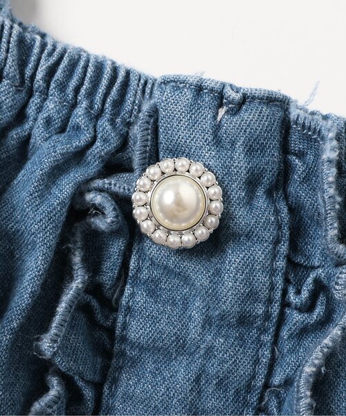 algy（アルジー）の「2WAYオフショルワンピ（ワンピース・キッズ・ブラック/サックスブルー/ベージュ・XXX-SMALL/XX-SMALL/X-SMALL/SMALL/MEDIUM）」の5枚目の写真