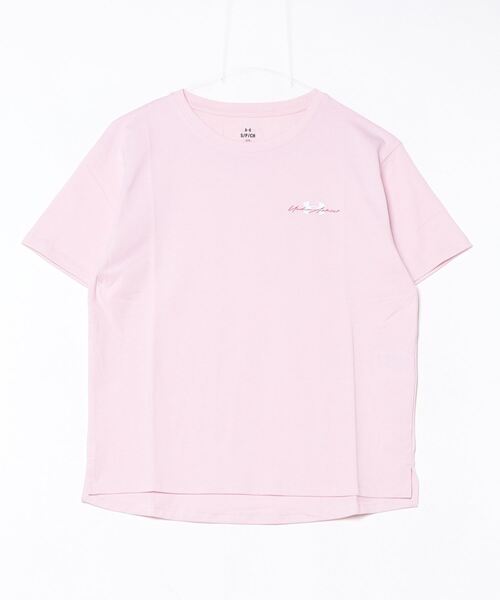 UNDER ARMOUR（アンダーアーマー）の「【別注】アンダーアーマー  UAパフォーマンスコットン ショートスリーブ Tシャツ 限定コラボ（Tシャツ/カットソー・レディース・ピンク/ネイビー/ダークグレー/ブルー・S/M/L/XL）」の4枚目の写真
