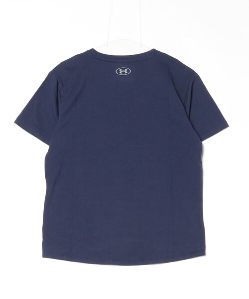 UNDER ARMOUR（アンダーアーマー）の「【別注】アンダーアーマー  UAパフォーマンスコットン ショートスリーブ Tシャツ 限定コラボ（Tシャツ/カットソー・レディース・ピンク/ネイビー/ダークグレー/ブルー・S/M/L/XL）」の5枚目の写真