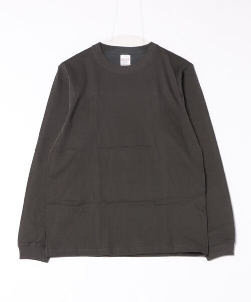 A by MAGASIN DE MODE(エーバイマガジンデモード)の「【A by MAGASIN DE MODE】premium cotton rib long sleeve t-shirt / プレミアム コットン リブロングスリーブ(Tシャツ/カットソー・レディース・ナチュラル/スミクロ/ホワイト/バーガンディー・S/M)」の3枚目の写真
