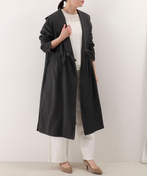 MICO COULIER（ミコクリエ）の「ドライタンブラーコート（その他アウター・レディース・キナリ/ネイビー・38）」の7枚目の写真