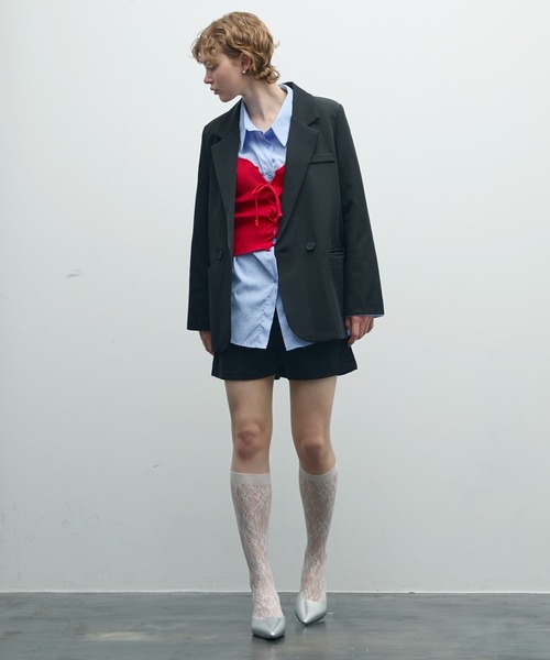 uyu.(ウユ)の「コーデュロイルーズショートパンツ(その他パンツ・レディース・ブラウン/アイボリー/ブラック・FREE)」の17枚目の写真