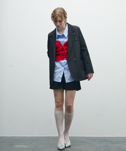 uyu.(ウユ)の「コーデュロイルーズショートパンツ(その他パンツ・レディース・ブラウン/アイボリー/ブラック・FREE)」の16枚目の写真