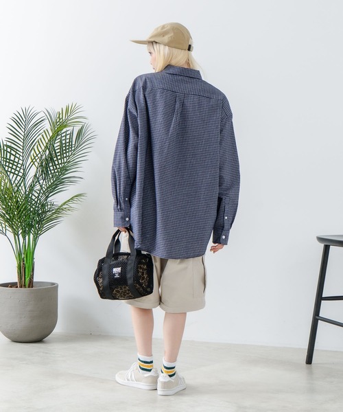 U.S. POLO ASSN.(ユーエスポロアッスン)の「【U.S. POLO ASSN./ユーエスポロアッスン】ワンポイント刺繍ロゴ オーバーサイズ L/S レギュラーカラーブロード(シャツ/ブラウス・メンズ・ブラック/サックスブルー/ネイビー/ホワイト/ブルー・M/L)」の18枚目の写真