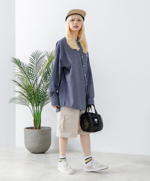U.S. POLO ASSN.(ユーエスポロアッスン)の「【U.S. POLO ASSN./ユーエスポロアッスン】ワンポイント刺繍ロゴ オーバーサイズ L/S レギュラーカラーブロード(シャツ/ブラウス・メンズ・ブラック/サックスブルー/ネイビー/ホワイト/ブルー・M/L)」の19枚目の写真