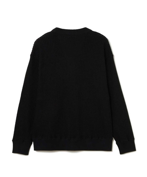 SEAGREEN（シーグリーン）の「Seagreen BIG WAFFLE CARDIGAN（カーディガン/ボレロ・メンズ・クリーム/ロイヤルブルー/ブラック・L/XL/M）」の5枚目の写真