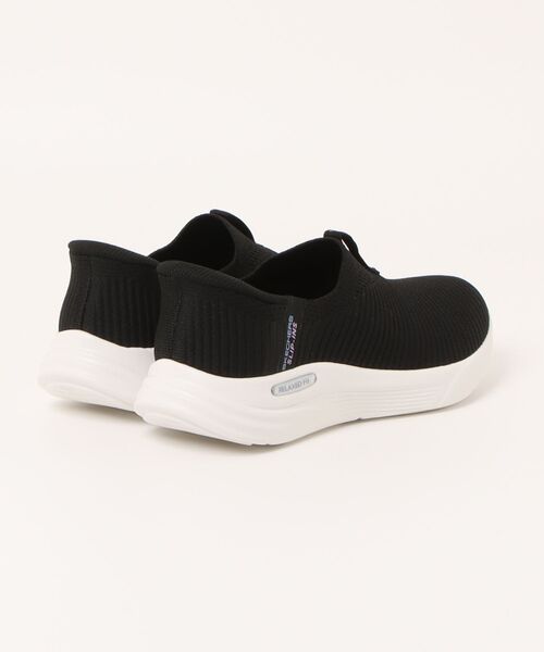 SKECHERS（スケッチャーズ）の「SKECHERS スケッチャーズ SLIP-INS スリップインズ RELAXED FIT SPORT-CLASSIC EASE【軽量】レディーススニーカー(リラックスドフィット) 150355（スニーカー・レディース・ブラック/ライトブルー・22.0cm/22.5cm/23.0cm/23.5cm/24.0cm/24.5cm/26.0cm/25.0cm/25.5cm）」の3枚目の写真
