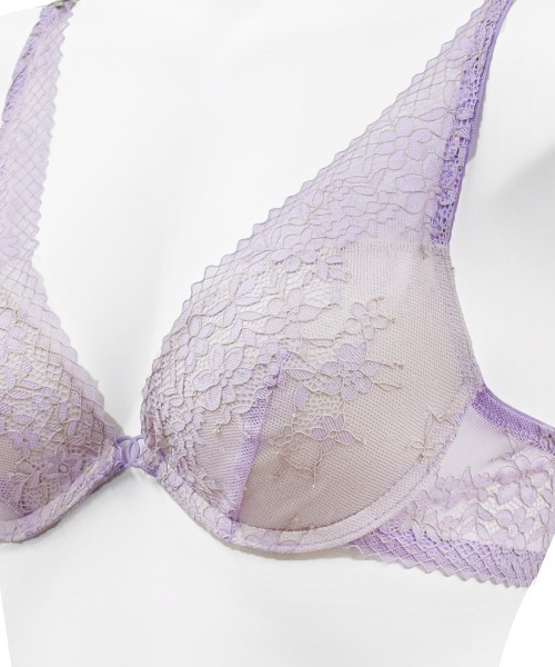 ANNEBRA（アンブラ）の「Reflex デコルテレースモールドカップブラジャー（ブラジャー・レディース・パープル/ダークグレー・B70/C70/D70/B75/C75/E70/E75/F70/F75/D80/G70/G75/D75/E80/C80）」の15枚目の写真