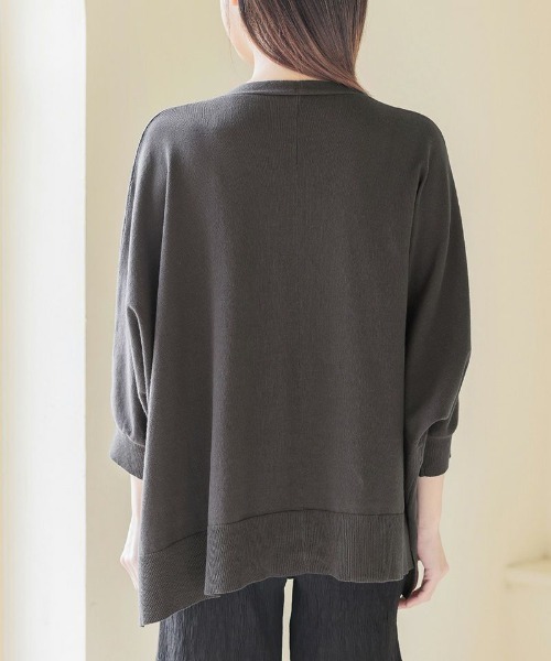 tu-hacci（ツーハッチ）の「授乳ケープとしても使える万能カーディガン（その他ルームウェア・レディース・チャコール/グレイッシュベージュ/アイボリー・L/M）」の7枚目の写真