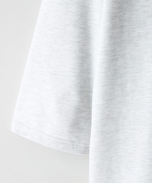 UNIIT(ユニット)の「【汗染みの目立ちにくいTシャツ ZEROSTAIN/ゼロステイン】フェイクレイヤード ビッグシルエット キーネック クルーネック 7分袖Tシャツ 防汚 UVカット 綿タッチ・厚手(Tシャツ/カットソー・メンズ・ホワイト系その他2/ベージュ系その他/ブラック系その他/ブルー系その他2/ブルー系その他/スミクロ/ホワイト系その他・X-LARGE/LARGE/MEDIUM)」の19枚目の写真