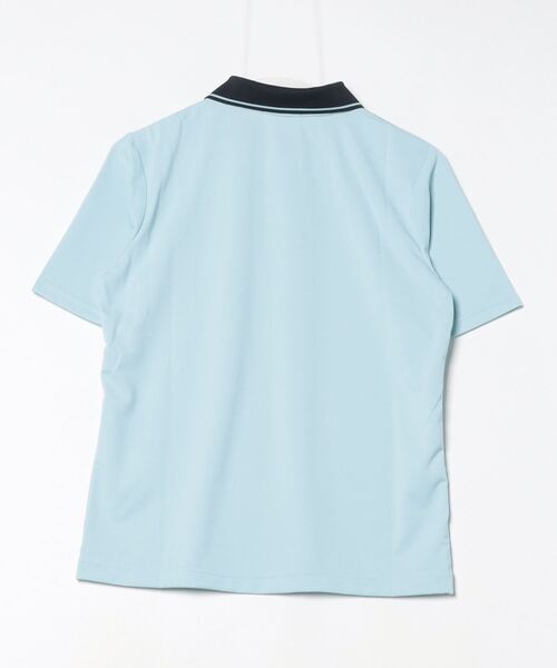 le coq sportif(ルコックスポルティフ)の「ルコックスポルティフ サンスクリーンポロシャツ(ポロシャツ・レディース・ネイビー/ブルー・M/L/XL)」の3枚目の写真