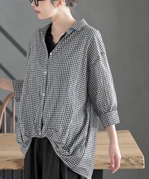 rps（アールピーエス）の「スキッパー６分袖ブラウス（シャツ/ブラウス）」