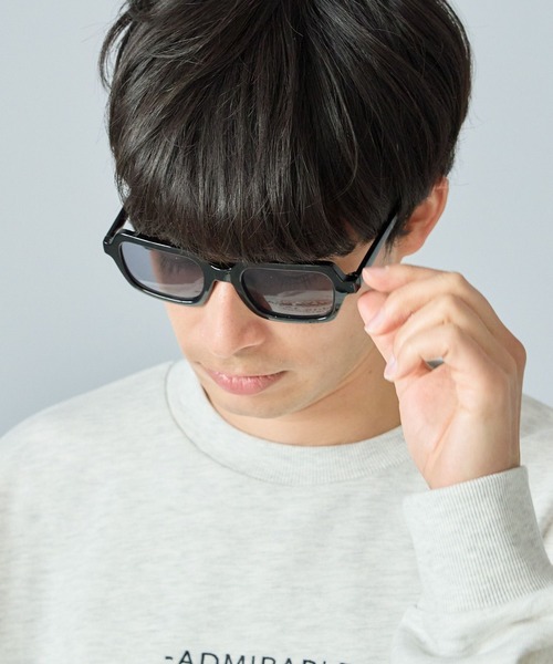 LAKOLE（ラコレ）の「オクタゴンワイドサングラス / 253253（サングラス・メンズ・ブラウン/ライトブルー/ブラック・FREE）」の2枚目の写真