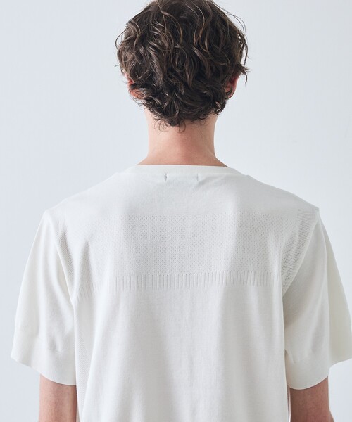 5351 POUR LES HOMMES（ゴーサンゴーイチプールオム）の「【定番人気】セーターマシーン クルーネック Tシャツ（Tシャツ/カットソー・メンズ・ホワイト/ブラック・44/50/48/46）」の11枚目の写真