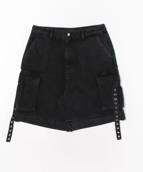 LIBERE(リベーレ)の「LIBERE リベーレ / UTILITY CARGO PANTS ワイドシルエットデニムカーゴパンツ / 251320(カーゴパンツ・メンズ・ブラック・LARGE/SMALL)」の7枚目の写真