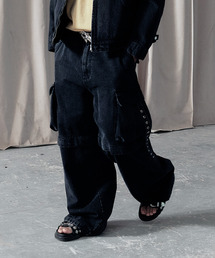 【美品】LIBERE リベーレ ブラックデニム カーゴパンツ MIL CARGO 楽天市場】LIBERE リベーレ ユーティリティ カーゴ パンツ 黒