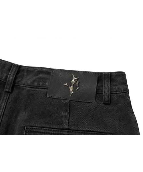 LIBERE(リベーレ)の「LIBERE リベーレ / UTILITY CARGO PANTS ワイドシルエットデニムカーゴパンツ / 251320(カーゴパンツ・メンズ・ブラック・LARGE/SMALL)」の17枚目の写真