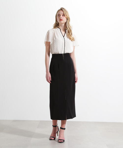 PINKY&DIANNE(ピンキーアンドダイアン)の「◆シアージャカードブラウス(シャツ/ブラウス・レディース・ライトグリーン/ホワイト系その他2/ブラック・38)」の22枚目の写真