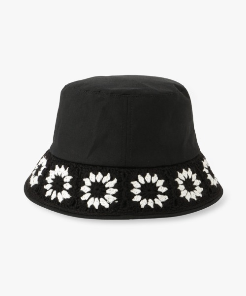 アナスイ　ハット セール】お花ニットモチーフバケットハット（ハット）｜ANNA SUI
