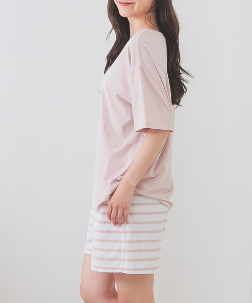 匿名配送♡まーず♡ルームウェアセット♡ ワンポイントルームウェア（上下セット）: ファッショングッズ
