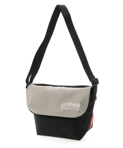 Nylon Messenger Bag Back Pocket W/ Divider Magnet VEG