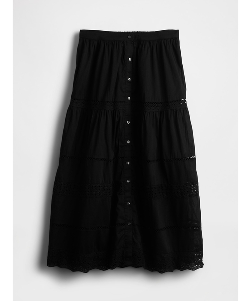 ミックスレースティアードスカート MAISONSPECIAL Mixed Lace Tiered Skirt/ミックスレースティアードスカート