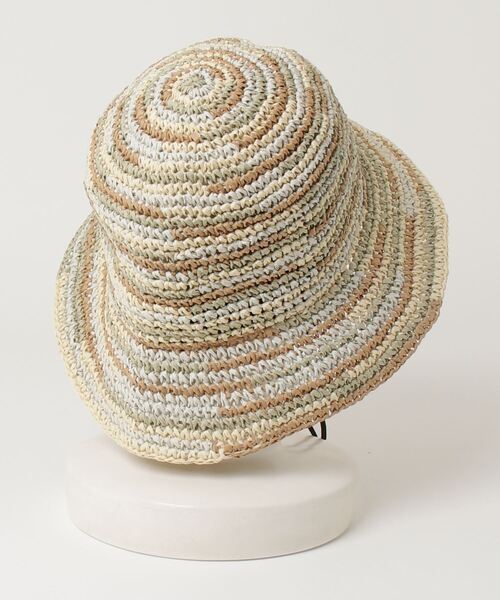 halo commodity（ハロ　コモディティー）の「[HALO COMMODITY/ハロコモディティー] CHIP DOME ペーパーストローハット（ハット・レディース・ブラック/ナチュラル/ベージュ・F）」の15枚目の写真