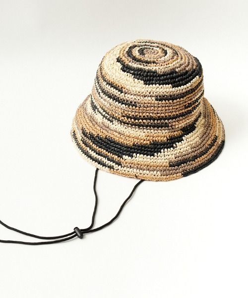 halo commodity（ハロ　コモディティー）の「[HALO COMMODITY/ハロコモディティー] CHIP DOME ペーパーストローハット（ハット・レディース・ブラック/ナチュラル/ベージュ・F）」の11枚目の写真