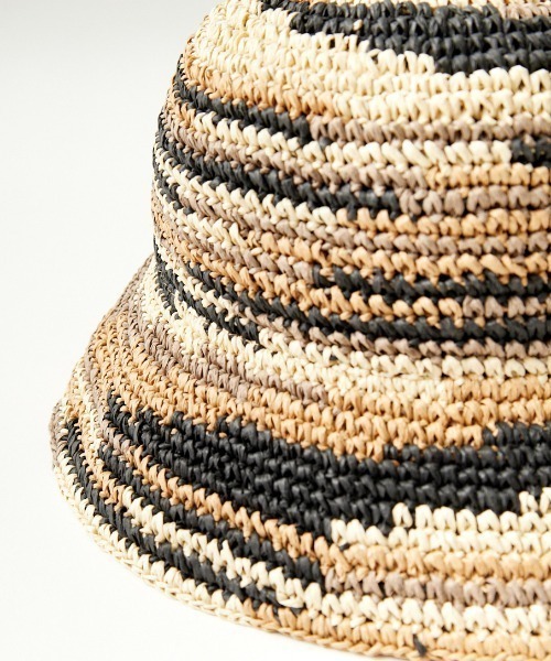 halo commodity（ハロ　コモディティー）の「[HALO COMMODITY/ハロコモディティー] CHIP DOME ペーパーストローハット（ハット・レディース・ブラック/ナチュラル/ベージュ・F）」の12枚目の写真