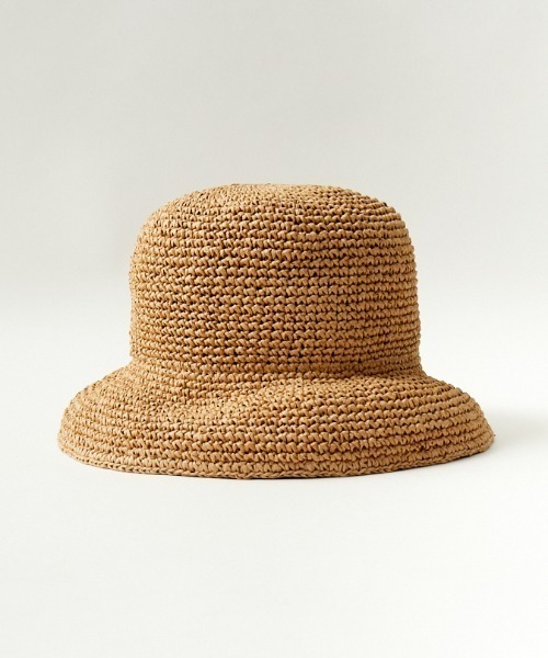 halo commodity（ハロ　コモディティー）の「[HALO COMMODITY/ハロコモディティー] CHIP DOME ペーパーストローハット（ハット・レディース・ブラック/ナチュラル/ベージュ・F）」の14枚目の写真