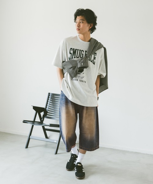 RAGEBLUE（レイジブルー）の「ヴィンテージライクデニム6分丈バレルパンツ（デニムパンツ・メンズ・ブラック/グレー/ブルー・MEDIUM/LARGE）」の15枚目の写真