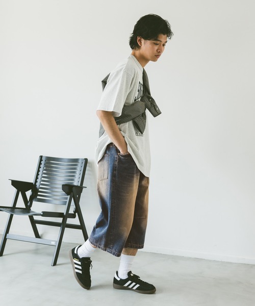 RAGEBLUE（レイジブルー）の「ヴィンテージライクデニム6分丈バレルパンツ（デニムパンツ・メンズ・ブラック/グレー/ブルー・MEDIUM/LARGE）」の16枚目の写真