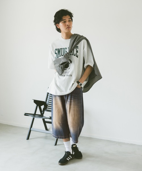 RAGEBLUE（レイジブルー）の「ヴィンテージライクデニム6分丈バレルパンツ（デニムパンツ・メンズ・ブラック/グレー/ブルー・MEDIUM/LARGE）」の17枚目の写真